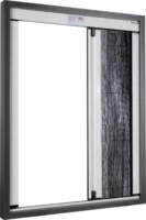 Moderne Insektenschutz-Schiebetür von Warema